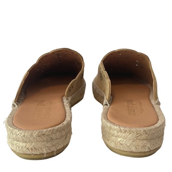 NEW! Anthropologie Suede Spain Espadrille Sandals in Tan, EU 38 (US 7.5) - Picture 11 of 14